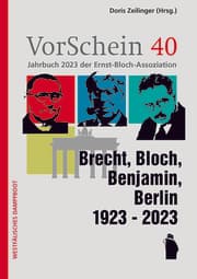 Cover von VorSchein 40 Jahrbuch 2023 der Ernst-Bloch-Assoziation