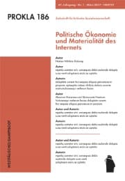 Cover von Politische Ökonomie des Internets