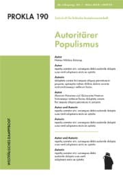 Cover von Autoritärer Populismus