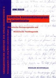 Cover von Städtische Kommunikationspraxis im Spätmittelalter