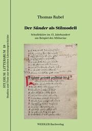 Cover von Der 'Sünder' als Stilmodell