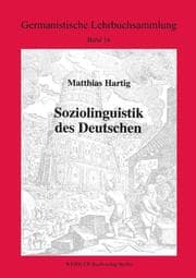 Cover von Soziolinguistik des Deutschen