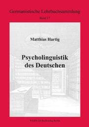Cover von Psycholinguistik des Deutschen