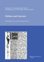 Cover von Edition und Internet