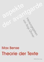 Cover von Theorie der Texte