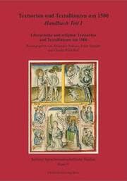 Cover von Textsorten und Textallianzen um 1500: Handbuch Teil 1