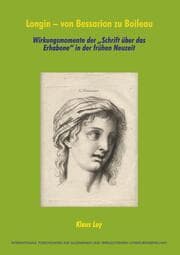 Cover von Longin - von Bessarion zu Boileau