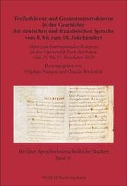 Cover von Textkohärenz und Gesamtsatzstrukturen in der Geschichte der deutschen und französischen Sprache vom 8. bis zum 18. Jahrhundert