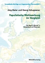 Cover von Populistische Wahlwerbung im Vergleich