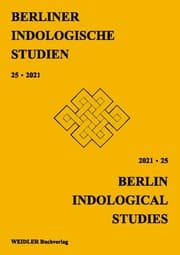 Cover von Berliner Indologische Studien, Band 25