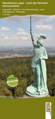Cover von Wanderkarte Lippe - Land des Hermann - Hermannsland