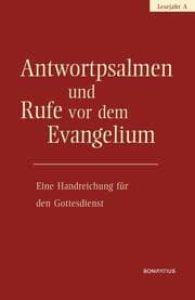 Cover von Antwortpsalmen und Rufe vor dem Evangelium - Lesejahr A