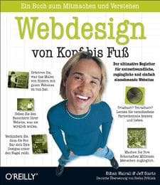 Cover von Webdesign von Kopf bis Fuß
