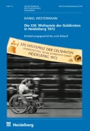 Cover von Die XXI.Weltspiele der Gelähmten in Heidelberg 1972