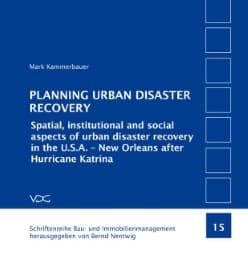 Cover von PLANNING URBAN DISASTER RECOVERY
