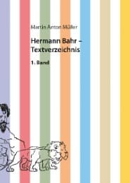 Cover von Hermann Bahr - Textverzeichnis