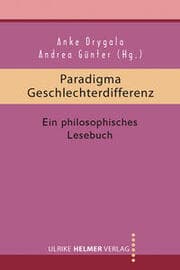 Cover von Paradigma Geschlechterdifferenz