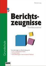 Cover von Berichtszeugnisse für die Grundschule