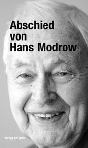 Cover von Abschied von Hans Modrow