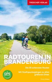 Cover von TRESCHER Reiseführer Radtouren in Brandenburg