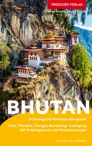 Cover von TRESCHER Reiseführer Bhutan