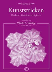 Cover von Kunststricken. Decken, Garnituren und Spitzen