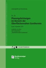 Cover von Leistungsbild und Honorierung - Planungsleistungen im Bereich der oberflächennahen Geothermie