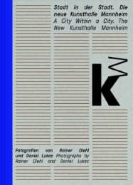 Cover von Stadt in der Stadt - Die neue Kunsthalle Mannheim