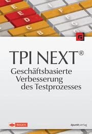 Cover von TPI NEXT - Geschäftsbasierte Verbesserung des Testprozesses