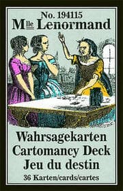 Cover von Mlle Lenormand Wahrsagekarten No. 194115