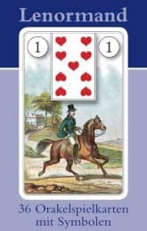 Cover von Lenormand Orakelspielkarten mit Symbolen