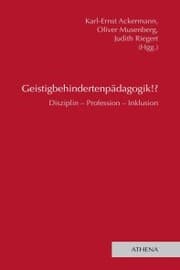 Cover von Geistigbehindertenpädagogik!?