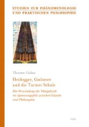Cover von Heidegger, Gadamer und die Turiner Schule