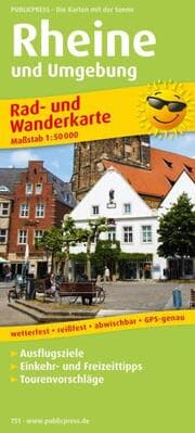 Cover von Publicpress Rad- und Wanderkarte Rheine und Umgebung 1:50.000