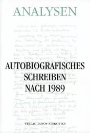 Cover von Autobiografisches Schreiben nach 1989