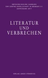 Cover von Literatur und Verbrechen