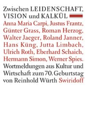 Cover von Zwischen Leidenschaft, Vision und Kalkül