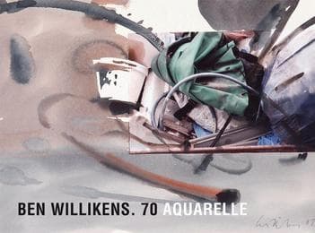 Cover von Ben Willikens. 70 Aquarelle