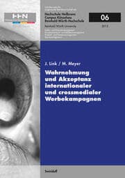 Cover von Wahrnehmung und Akzeptanz internationaler und crossmedialer Werbekampagnen