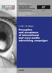 Cover von Perception and acceptance of internatinal and cross-media advertising campaigns
