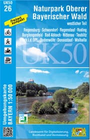 Cover von UK50-26 Naturpark Oberer Bayerischer Wald - westlicher Teil