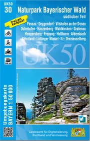 Cover von UK50-30 Naturpark Bayerischer Wald - südlicher Teil
