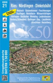Cover von UK50-21 Ries, Nördlingen, Dinkelsbühl