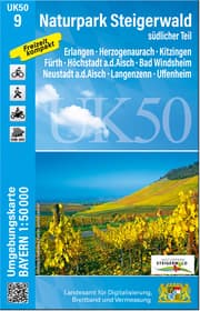 Cover von UK50-9 Naturpark Steigerwald, südlicher Teil