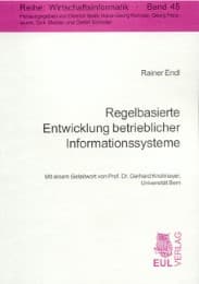 Cover von Regelbasierte Entwicklung betrieblicher Informationssysteme