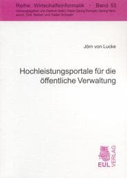 Cover von Hochleistungsportale für die öffentliche Verwaltung