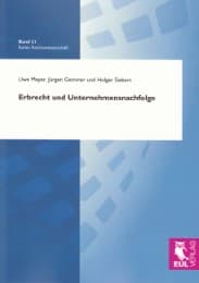 Cover von Erbrecht und Unternehmensnachfolge