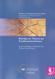 Cover von Beiträge zur Theorie des Familienunternehmens