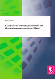 Cover von Reaktion von Fremdkapitalwerten bei Unternehmenszusammenschlüssen