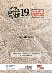 Cover von 19. Jahrestagung - Gesellschaft für Biologische Systematik - Abstracts